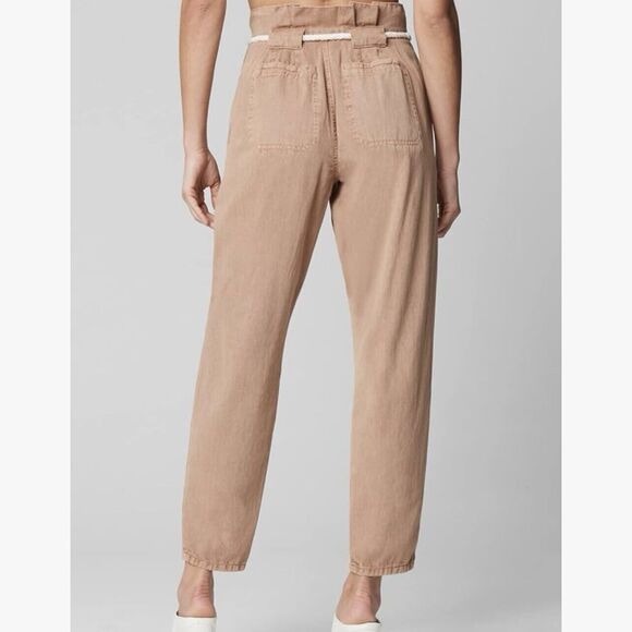 NWT BLANKNYC Womens Straight Leg Paperbag Pants with Rope Belt Size XL - Picture 2 of 10